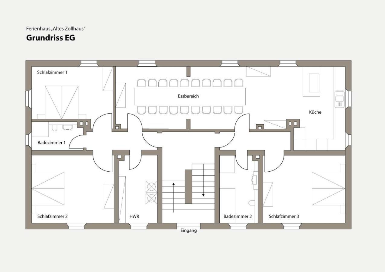 Altes Zollhaus Apartman Hallschlag Kültér fotó